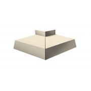 Угол отлива внешний 250 0,45 Print Elite с пленкой Milky Wood TwinColor