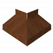 Угол отлива внешний 70 0,45 Print Elite с пленкой Rowan TwinColor