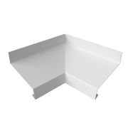 Угол отлива внутренний 70 0,45 Drap TX с пленкой RAL 9003 сигнальный белый