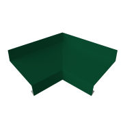 Угол отлива внутренний 70 0,45 Drap TX с пленкой RAL 6005 зеленый мох