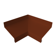 Угол отлива внутренний 70 0,45 PE с пленкой RAL 3009 оксидно-красный