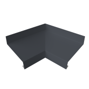 Угол отлива внутренний 70 0,45 PE с пленкой RAL 7024 мокрый асфальт