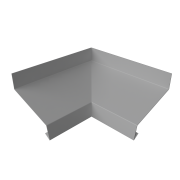 Угол отлива внутренний 70 0,45 PE с пленкой RAL 9006бело-алюминиевый