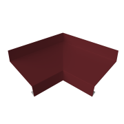 Угол отлива внутренний 70 0,45 PE с пленкой RAL 3005 красное вино