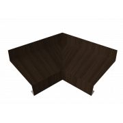 Угол отлива внутренний 70 0,45 Print Elite с пленкой Coffee Wood TwinColor