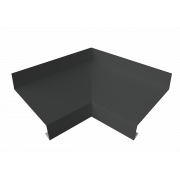 Угол отлива внутренний 70 0,5 Satin с пленкой RAL 7016 антрацитово-серый