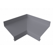 Угол отлива внутренний 70 0,5 Satin с пленкой RAL 7004 сигнальный серый