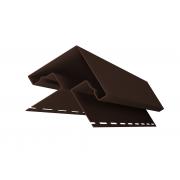 Угол прямой Grand Line ЯФАСАД Premium Acryl темный дуб (3,0м)