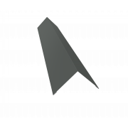 Угол внешний 110х110 0,45 PE с пленкой RAL 7005 мышино-серый (2м)