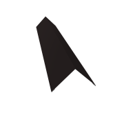 Угол внешний 110х110 0,5 Satin Matt RAL 9005 черный (2м)