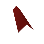 Угол внешний 110х110 0,5 Satin с пленкой RAL 3011 коричнево-красный (2м)