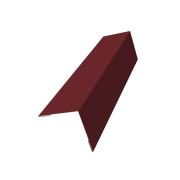 Угол внешний 30х30 0,45 Drap TX RAL 3005 красное вино (3м)