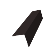 Угол внешний 30х30 0,5 Satin Matt RAL 9005 черный (3м)