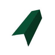 Угол внешний 70х70 0,5 Satin с пленкой RAL 6005 зеленый мох (3м)