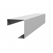 Угол внешний простой фальц 0,45 Drap с пленкой RAL 9003 сигнальный белый (2м)