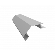 Планка угла внешнего сложного 135 градусов БХ new 0,4 PE с пленкой RAL 7004 сигнальный серый (3м)