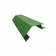 Планка угла внешнего сложного 135 градусов БХ new 0,45 PE с пленкой RAL 6002 лиственно-зеленый (2м)