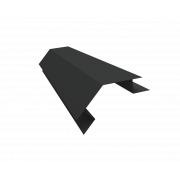 Планка угла внешнего сложного 135 градусов БХ new 0,5 Satin с пленкой RAL 7016 антрацитово-серый (3м)