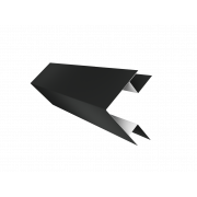 Планка угла внешнего сложного БХ new 0,5 Satin с пленкой RAL 7016 антрацитово-серый (3м)