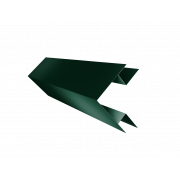 Планка угла внешнего сложного БХ new 0,45 PE-Double с пленкой RAL 6005 зеленый мох (2м)