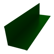 Угол внутренний 110х110 0,45 PE с пленкой RAL 6002 лиственно-зеленый (3м)