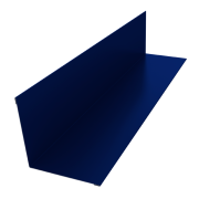 Угол внутренний 110х110 0,45 PE с пленкой RAL 5002 ультрамариново-синий (3м)