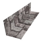 Угол внутренний 110х110 0,45 Print Elite Fine Stone TwinColor (3м)