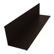 Угол внутренний 110х110 0,5 Satin с пленкой RR 32 темно-коричневый (2м)