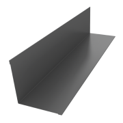 Угол внутренний 110х110 0,5 Satin с пленкой RAL 9006бело-алюминиевый (3м)