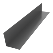 Угол внутренний 40х40 0,45 PE с пленкой RAL 9006бело-алюминиевый (3м)