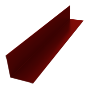 Угол внутренний 40х40 0,45 PE с пленкой RAL 3011 коричнево-красный (2м)