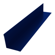 Угол внутренний 50х50 0,45 PE с пленкой RAL 5002 ультрамариново-синий (3м)