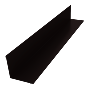 Угол внутренний 50х50 0,5 Satin Matt RAL 9005 черный (2м)