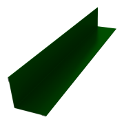 Угол внутренний 70х70 0,45 PE с пленкой RAL 6002 лиственно-зеленый (3м)