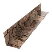 Угол внутренний 70х70 0,45 Print Elite King Stone TwinColor (3м)