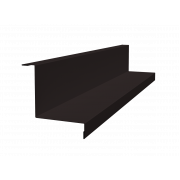 Угол внутренний простой фальц 0,45 Drap ST RAL 9005 черный (3м)