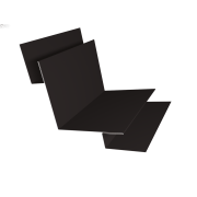 Угол внутренний сложный 90 градусов 0,5 Atlas X с пленкой RR 32 темно-коричневый (3м)