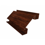 Планка угла внутреннего сложного БХ new 0,45 Print Elite Cherry Wood TwinColor (2м)