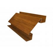 Планка угла внутреннего сложного БХ new 0,45 Print Elite Golden Wood TwinColor (3м)