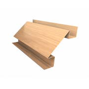 Планка угла внутреннего сложного БХ new 0,45 Print Elite Honey Wood TwinColor (3м)