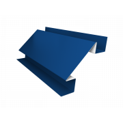 Планка угла внутреннего сложного БХ new 0,5 Satin с пленкой RAL 5005 сигнальный синий (3м)