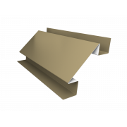 Планка угла внутреннего сложного БХ new 0,45 PE с пленкой RAL 1014 слоновая кость (3м)