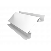 Планка угла внутреннего сложного БХ new 0,5 Satin с пленкой RAL 9003 сигнальный белый (2м)