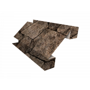 Планка угла внутреннего сложного БХ new 0,45 Print Elite King Stone TwinColor (2м)