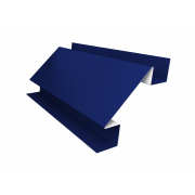 Планка угла внутреннего сложного БХ new 0,45 PE с пленкой RAL 5002 ультрамариново-синий (2м)