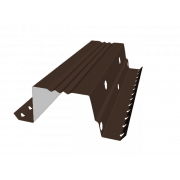 Вентилируемый прогон опорный фальц mini 35 0,45 PE RAL 8017 шоколад (0,295м)