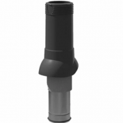 Вентиляционный выход изолированный ТехноНИКОЛЬ D125/160 черный