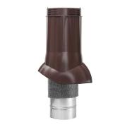 Выход вентиляционный изолированный 150/160 мм, RAL 8017