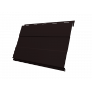 Вертикаль 0,2 prof 0,5 Satin с пленкой RAL 9005 черный