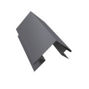 Угол внешний сложный 75х75 0,4 PE с пленкой RAL 7004 сигнальный серый (3м)